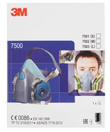 3M™ Rugged Comfort Half Facepiece Reusable Respirator 6502/49489, Medium