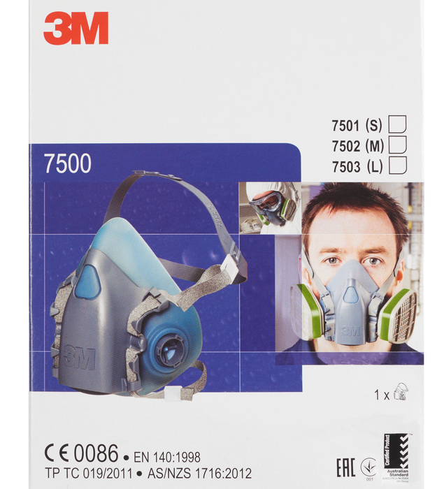3M™ Rugged Comfort Half Facepiece Reusable Respirator 6502/49489, Medium